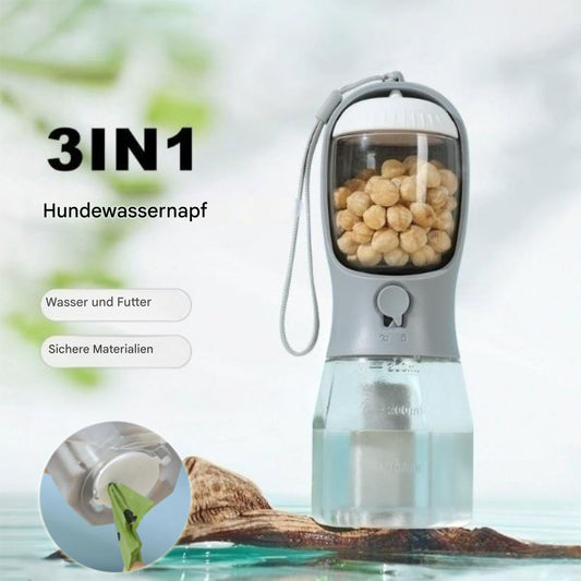 3 in 1 Trinkflasche für Unterwegs